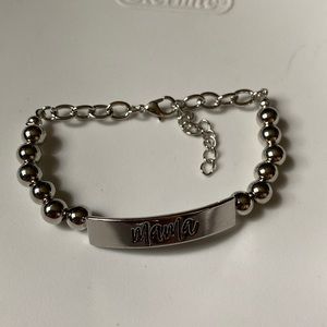 Paparazzi Silver “Mama” Bracelet